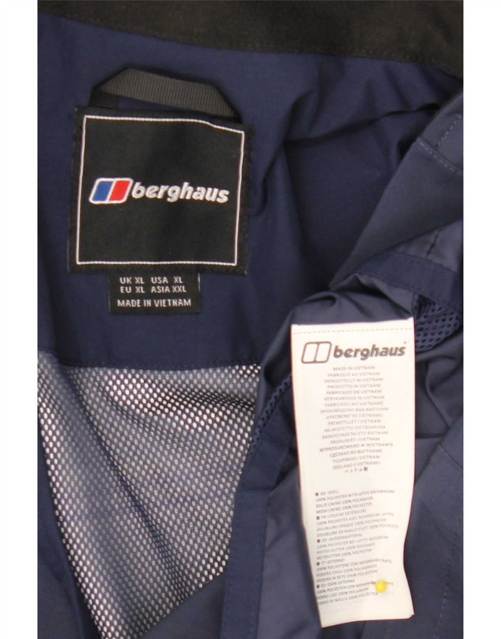 Berghaus muški baloner s kapuljačom UK 42 XL tamnoplavi poliester