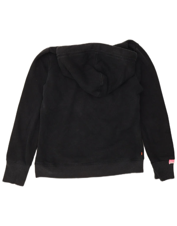 Superdry ženska majica s kapuljačom s kapuljačom UK 14 srednje tamnoplavi pamuk