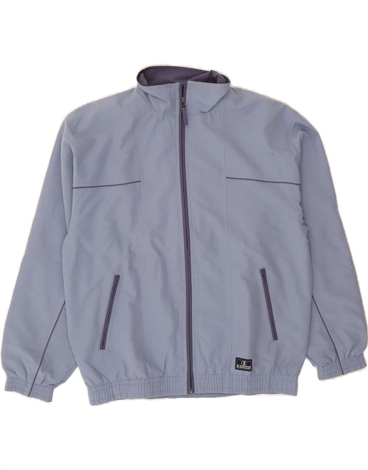 CHAMPION Mens Tracksuit Top Jacket Large Blue Polyester Vintage Champion and Second-Hand Champion from Messina Hembry 