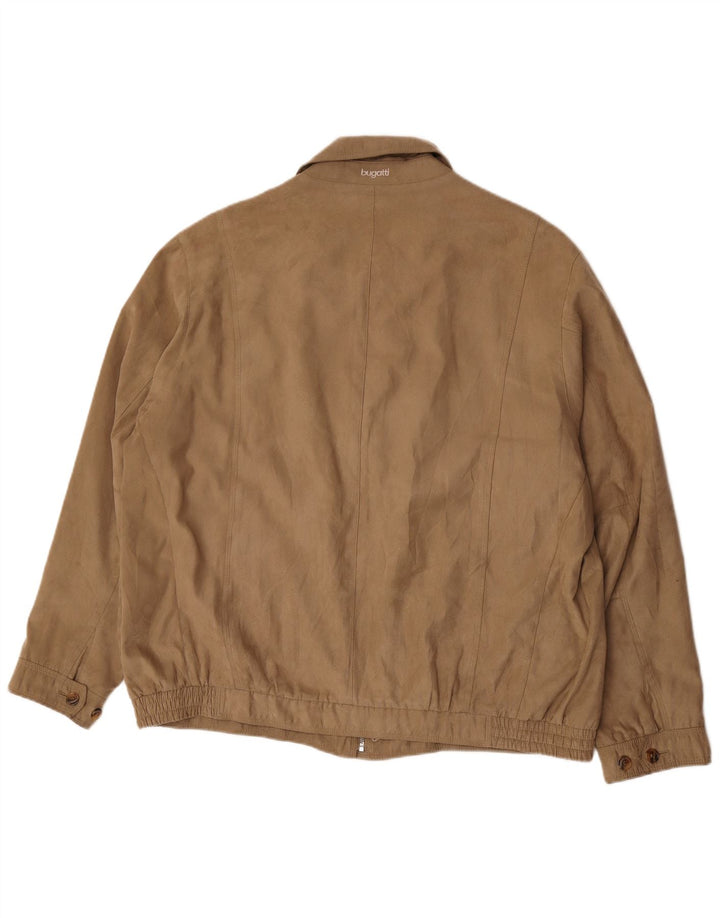 Muška bomber jakna Bugatti EU 62 6XL smeđi poliester