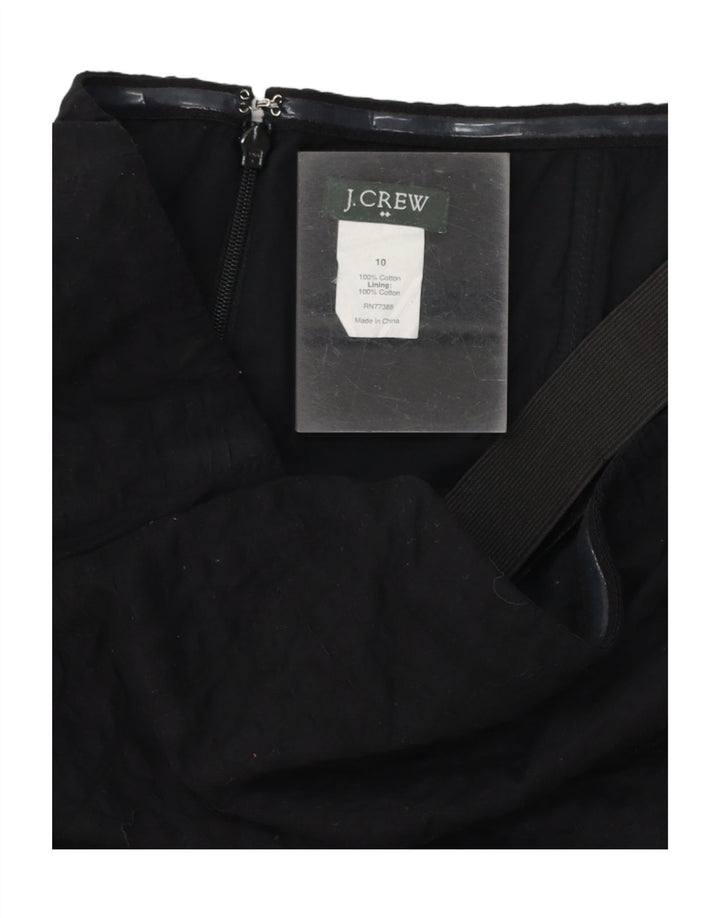 J. CREW Womens Strapless Dress US 10 Large Black Cotton Vintage J. Crew and Second-Hand J. Crew from Messina Hembry 