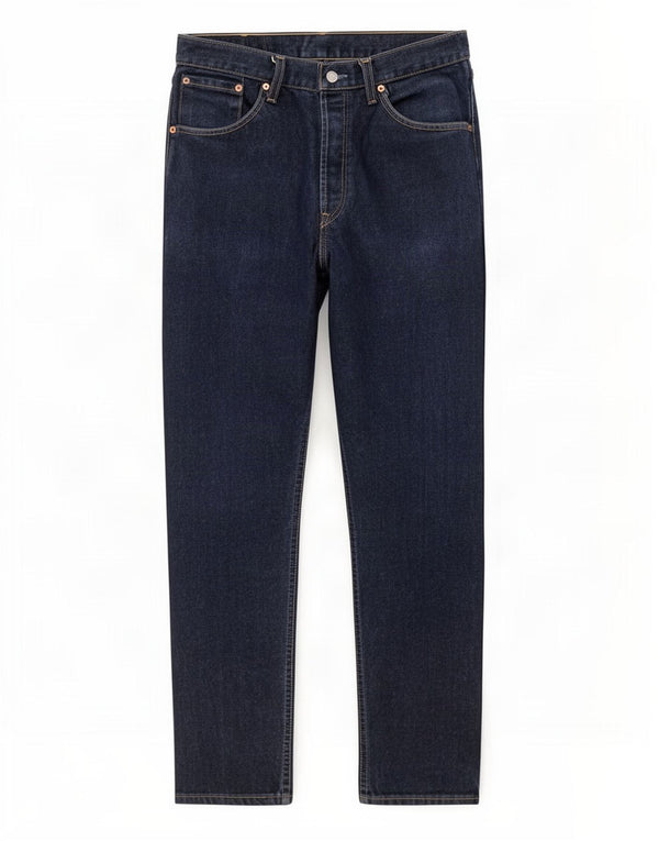 Levi's Mens 522 Straight Jeans W34 L30 Navy Blue Cotton