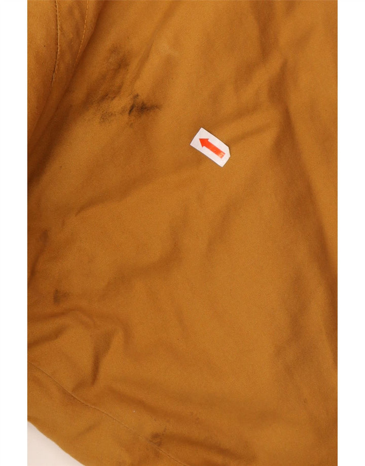 VINTAGE ženska prevelika vjetrovka jakna IT 42 srednje smeđi pamuk