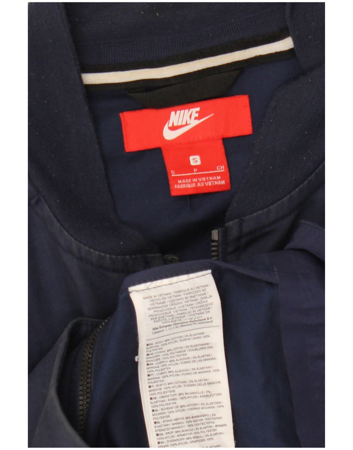 NIKE Muška bomber jakna UK 36 Mala tamnoplava pamuk
