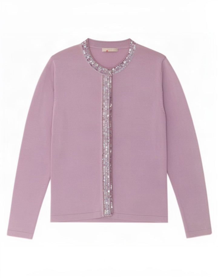 Marks & Spencer ženski kardigan pulover UK 10 Small Purple