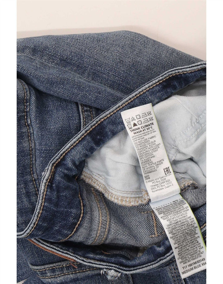 Marks & Spencer muške ravne traperice W34 L31 plavi pamuk