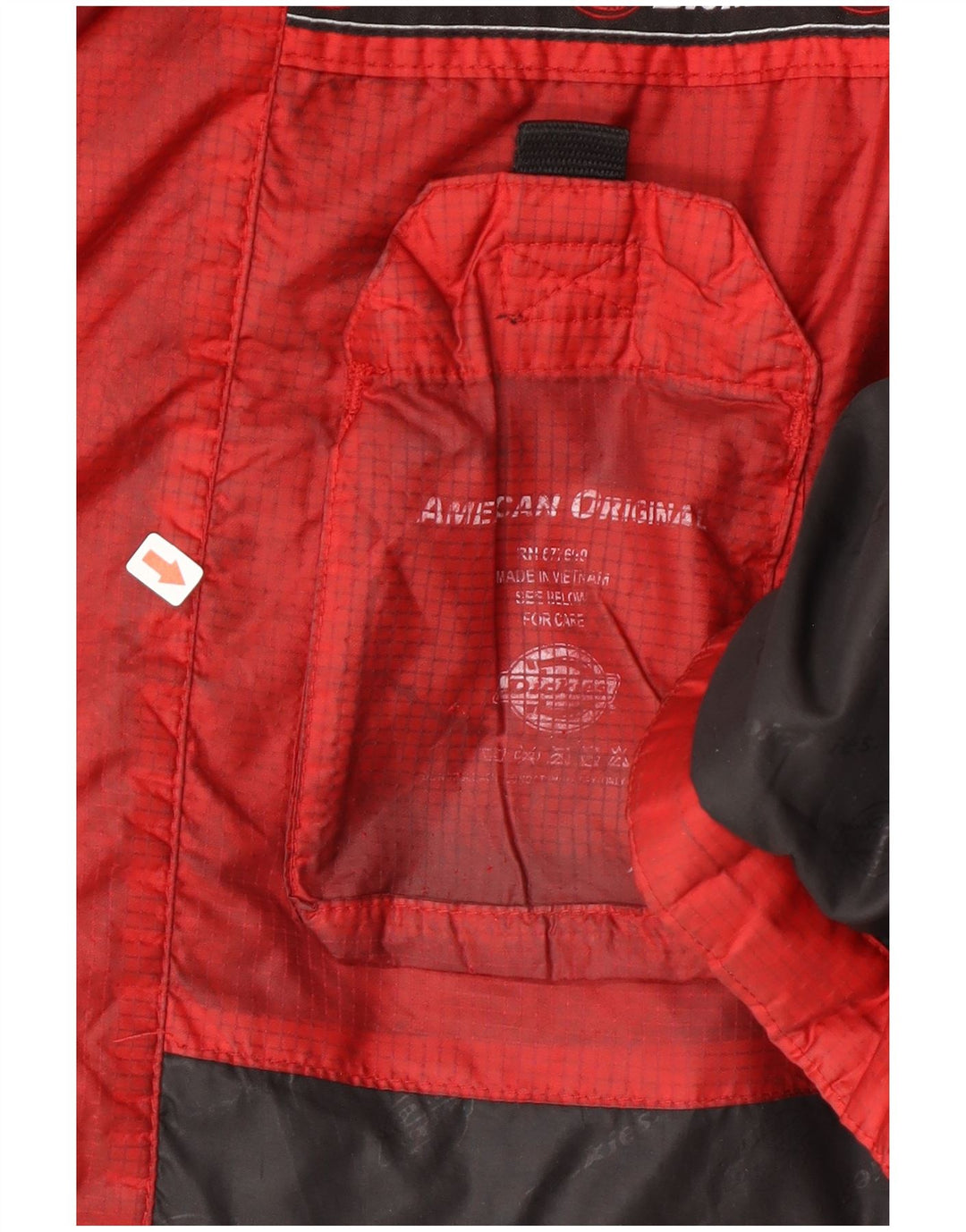 Dickies muška podstavljena jakna s kapuljačom UK 38 srednje crvene boje najlon