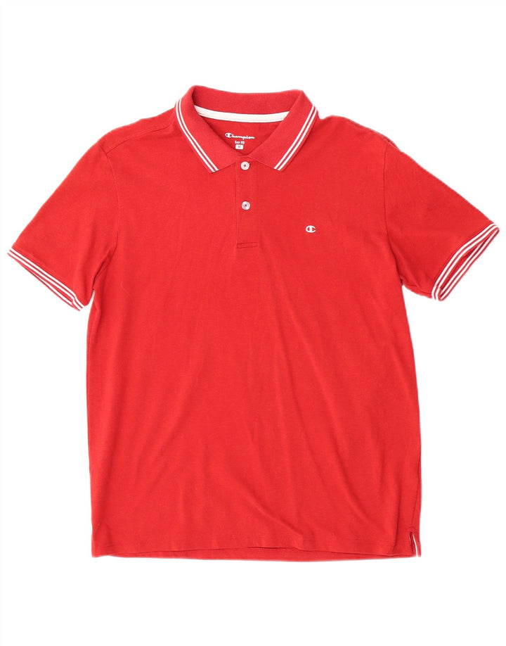 Champion muška polo majica Easy Fit srednje crvena
