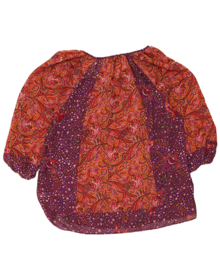CHAPS Ženska majica s 3/4 rukavima UK 16 Veliki raznobojni paisley