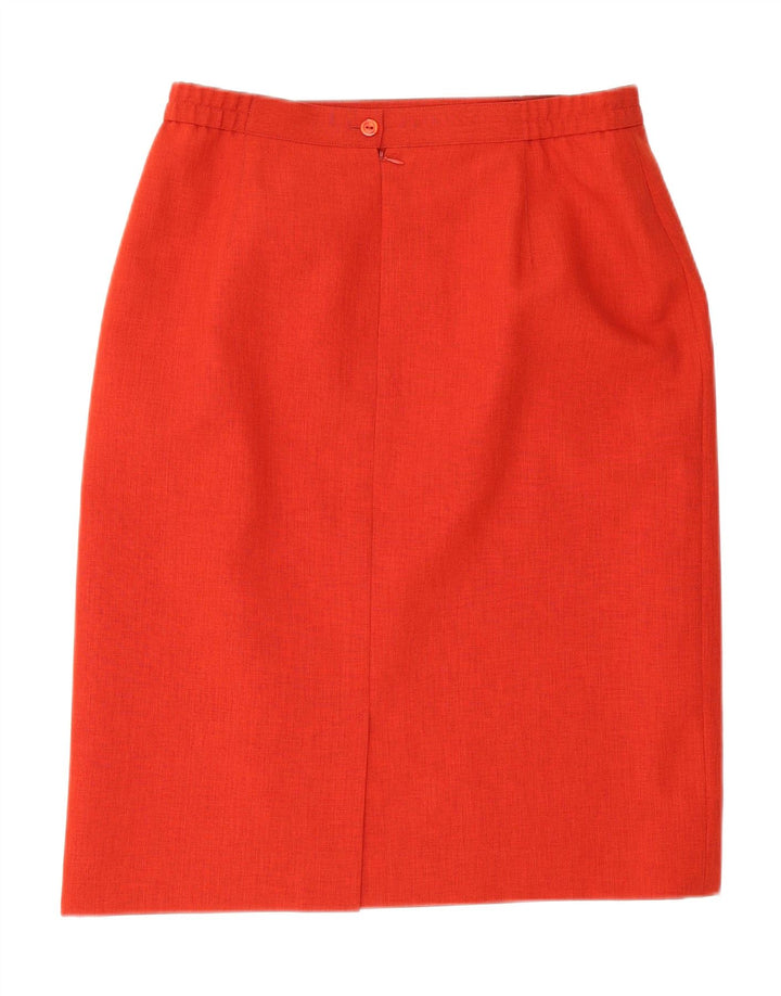 Eastex ženska pencil suknja UK 16 velika W30 crveni poliester