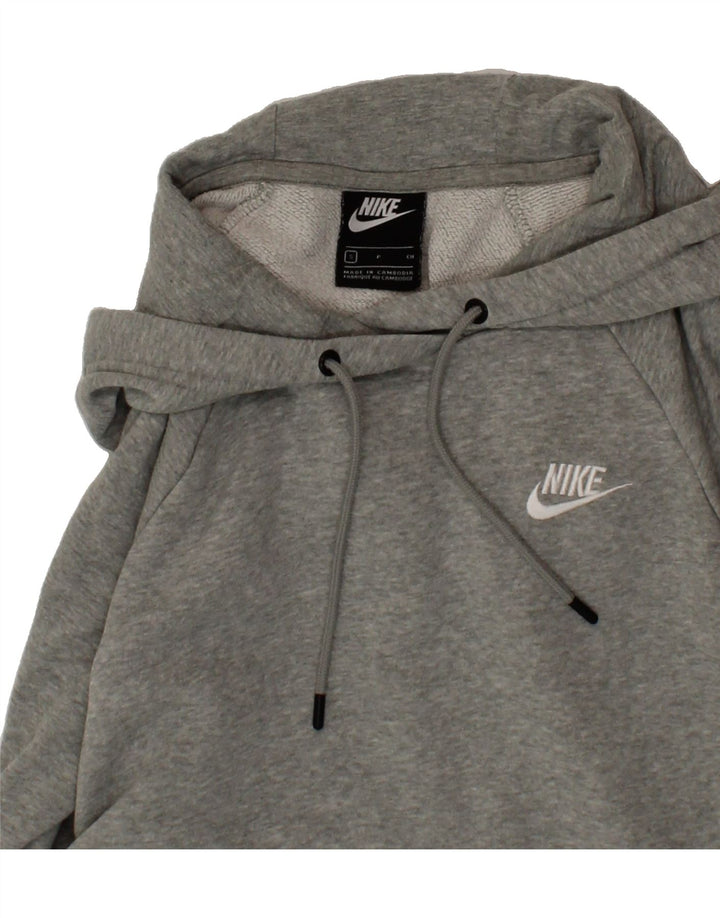 NIKE Mens Hoodie Jumper Small Grey Cotton Vintage Nike and Second-Hand Nike from Messina Hembry 