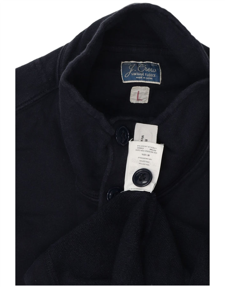 J. CREW Muška majica s dugmadima i izrezom, veliki tamnoplavi pamuk
