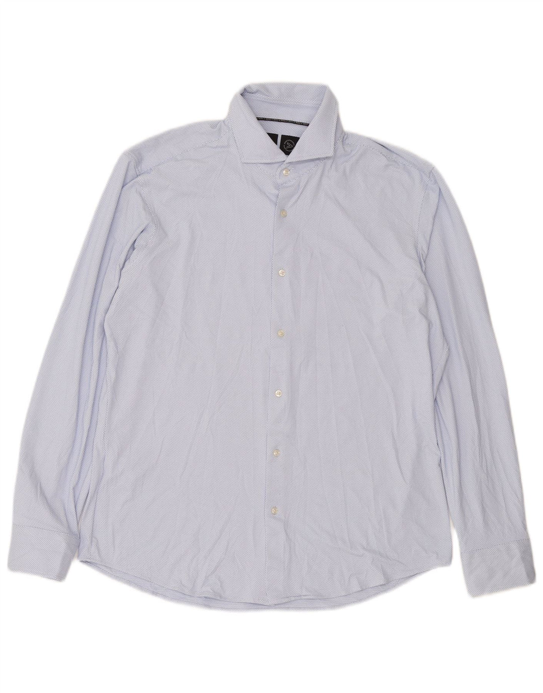 HUGO BOSS Muška majica standardnog kroja od poliestera s velikim plavim točkama