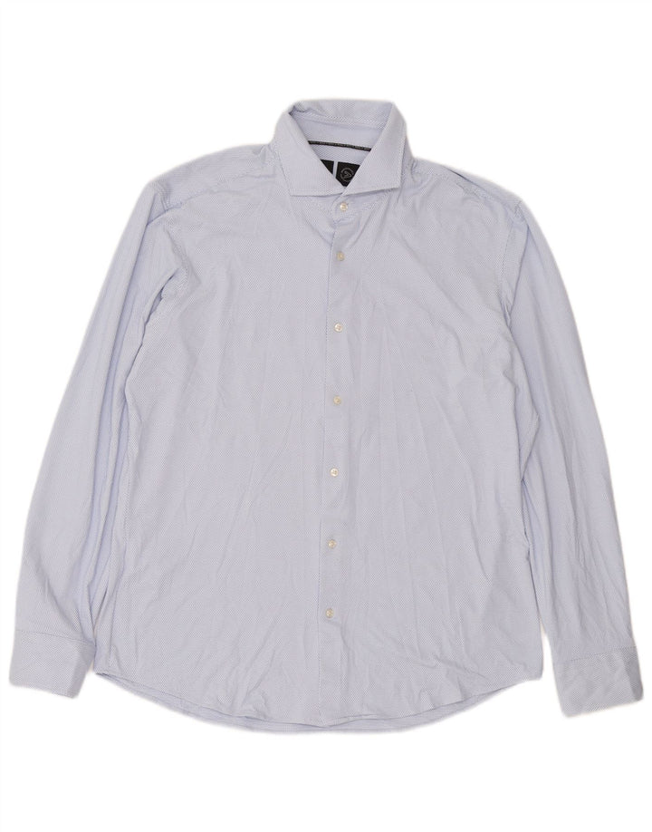 HUGO BOSS Muška majica standardnog kroja od poliestera s velikim plavim točkama