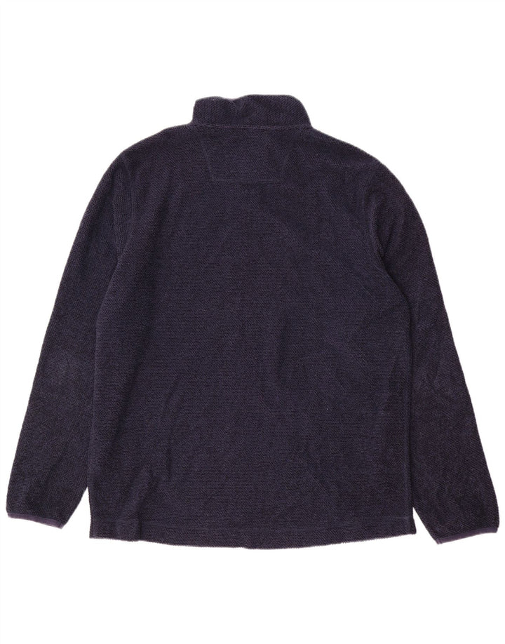 WEIRD FISH Muška majica s izrezom s patentnim zatvaračem XL tamnoplavi poliester