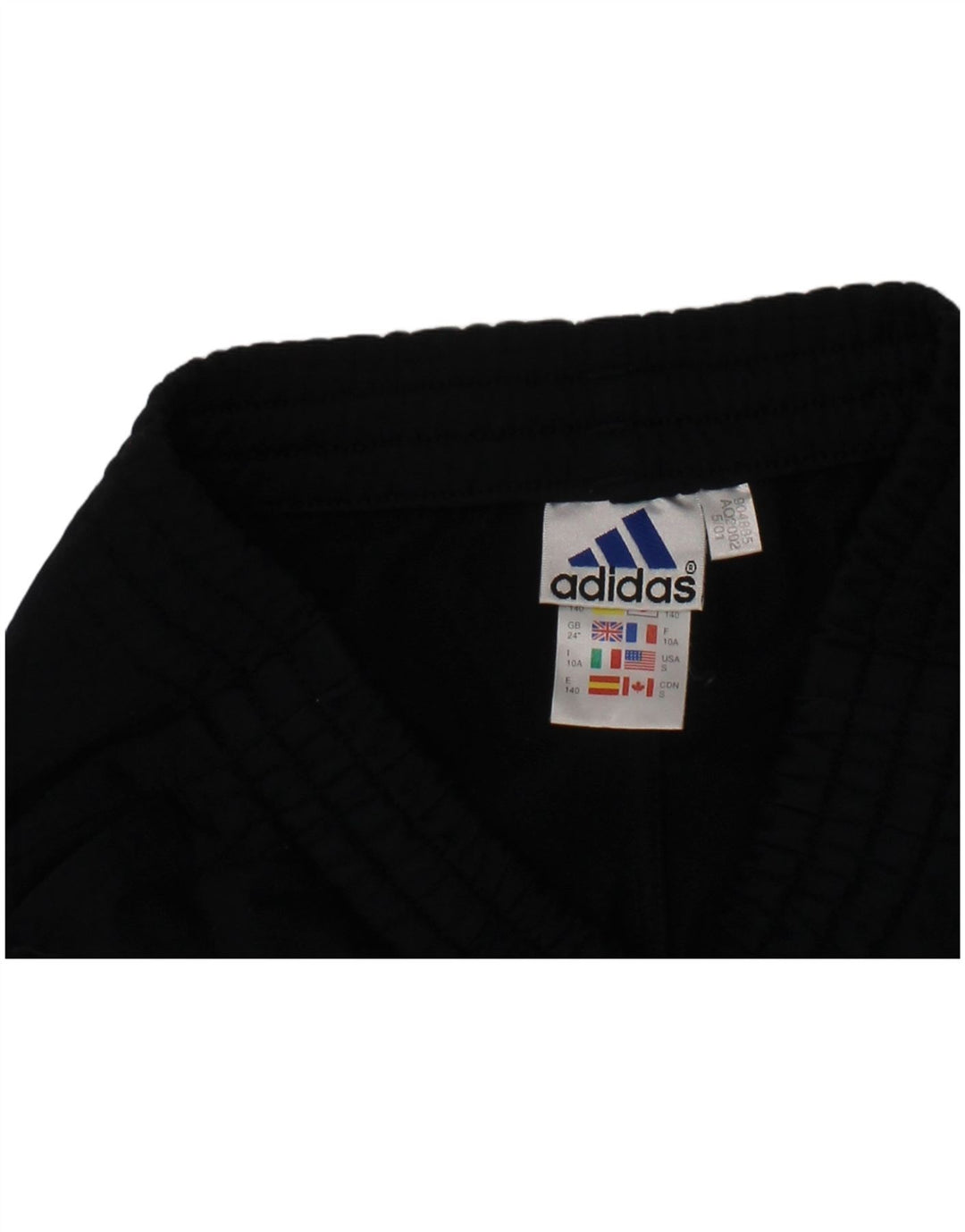 ADIDAS Boys Sport Shorts 9-10 Years  Black Polyester