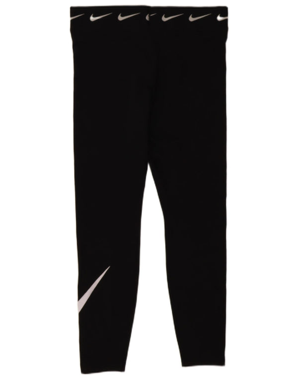 Nike ženske grafičke tajice UK 18 XL crni pamuk