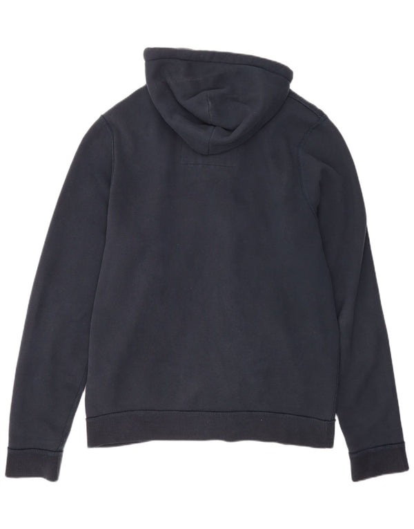 Abercrombie & Fitch muški pulover s kapuljačom s patentnim zatvaračem 2XL tamnoplavi pamuk