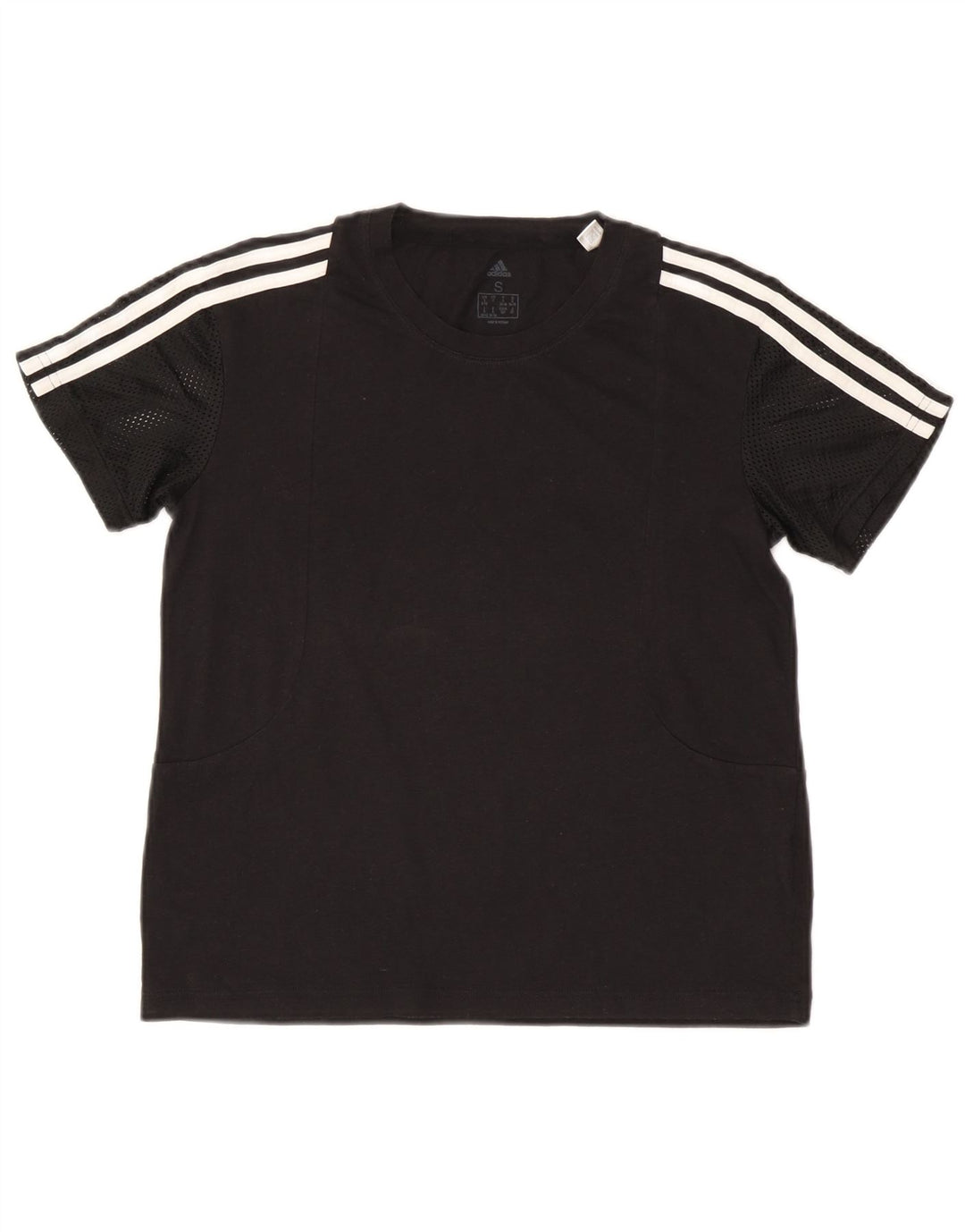 Adidas ženska majica kratkih rukava UK 8/10 mali crni poliester