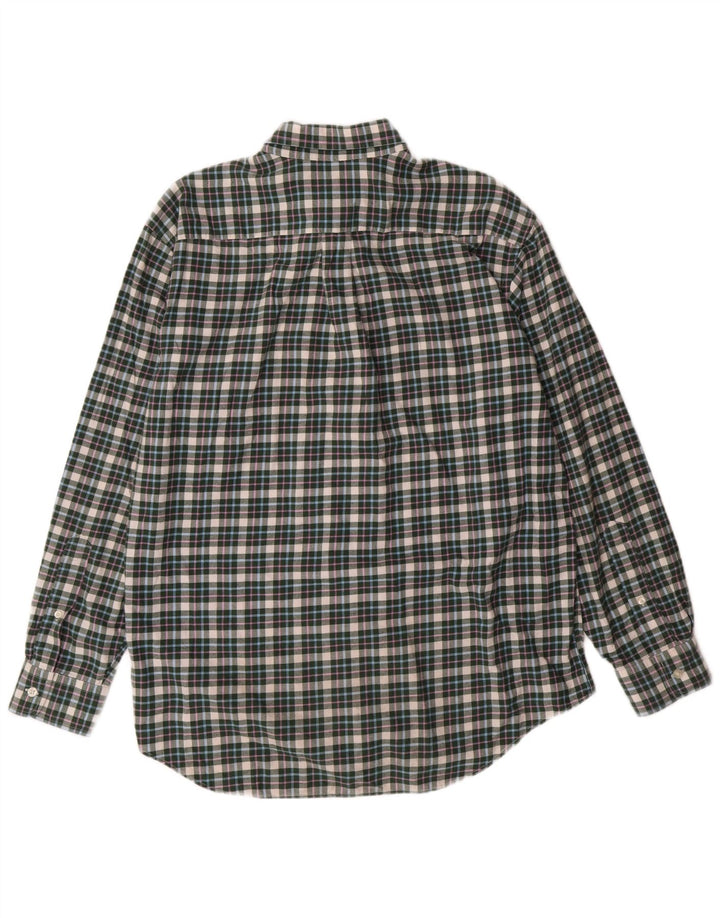 Vineyard Vines muška flanelska košulja srednje zelene karirane pamučne prefinjenosti