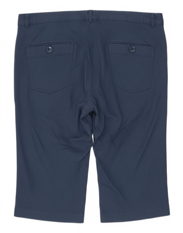 Ženske kapri hlače Fila UK 16 Large W36 L17 tamnoplavi poliamid