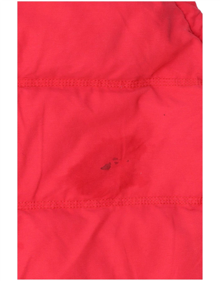 SUPERDRY Ženska podstavljena jakna s kapuljačom UK 16 Veliki ružičasti pamuk