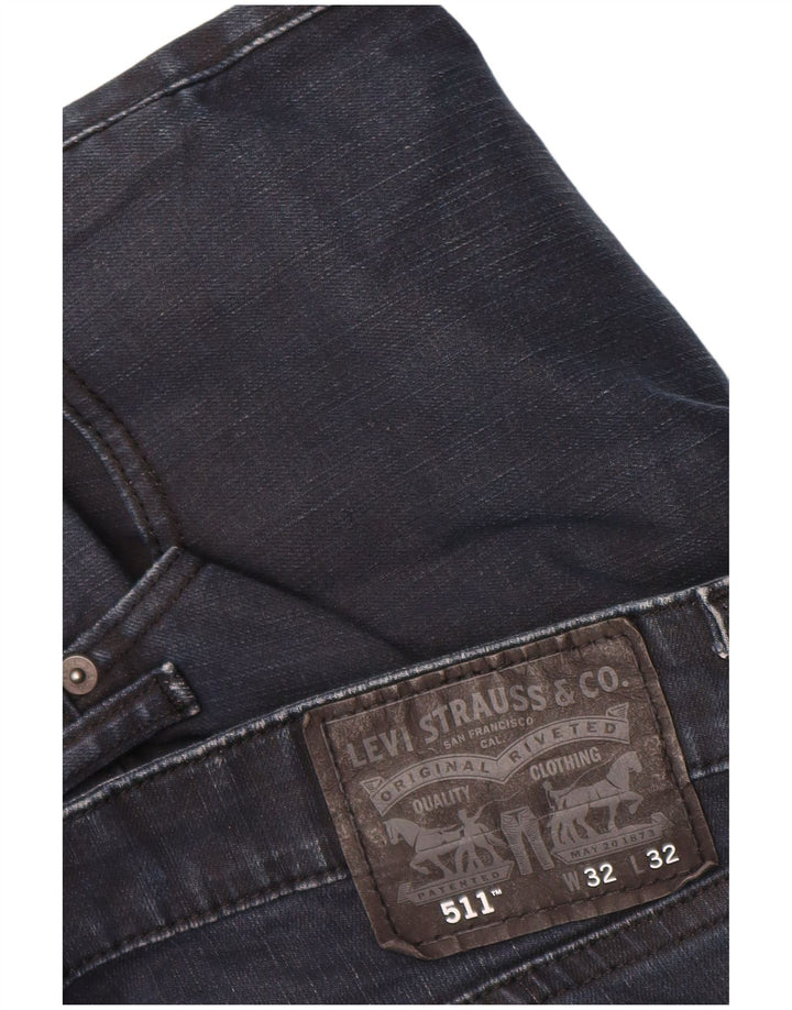Levi's muške 511 uske traperice W32 L32 tamnoplavi pamuk
