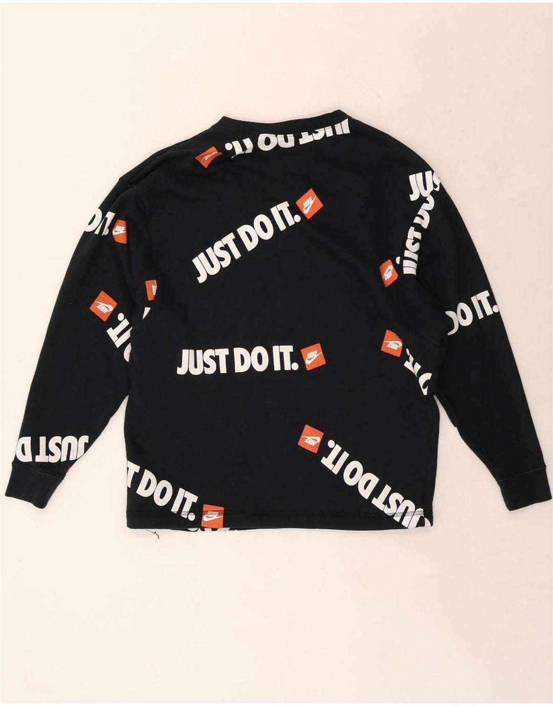 NIKE Muški džemper s grafičkim motivima Mali tamnoplavi pamuk