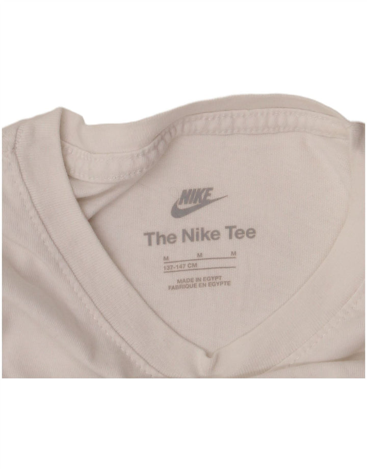 Nike Boys Graphic T-Shirt Top 10-11 Years srednje bijela