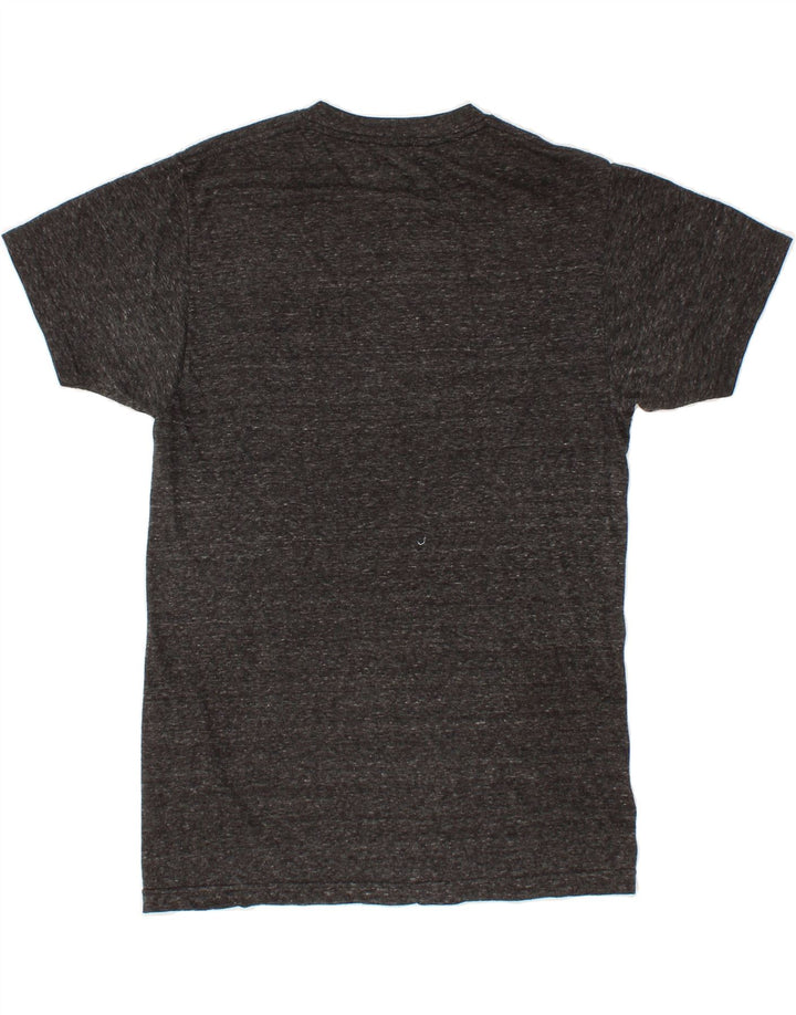 HURLEY Mens Premium Fit Graphic T-Shirt Top Small Grey Flecked Polyester Vintage Hurley and Second-Hand Hurley from Messina Hembry 