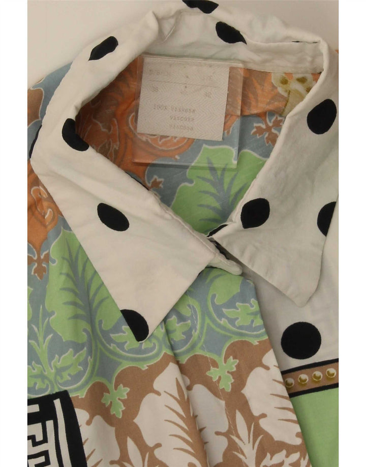 Vintage ženska košulja bluza EU 40 srednje raznobojna patchwork