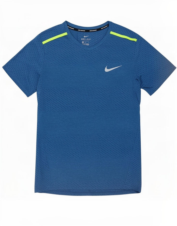Nike Dri Fit majica kratkih rukava srednje plava