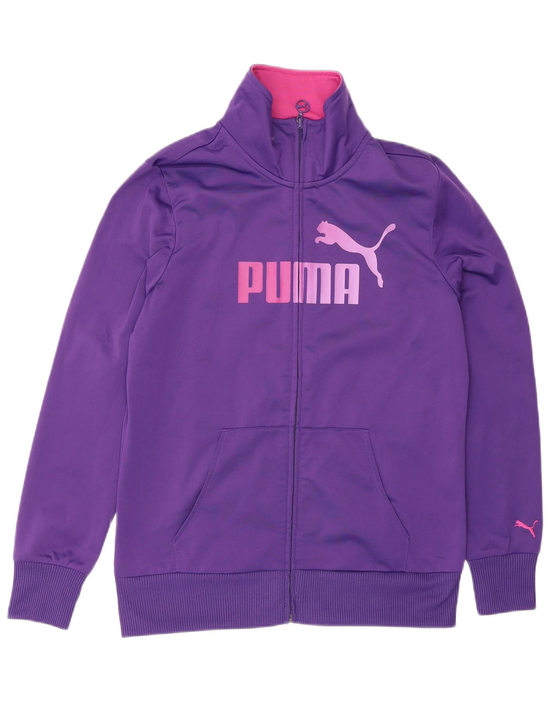 Puma ženska gornja jakna trenirke UK 14 velika ljubičasta