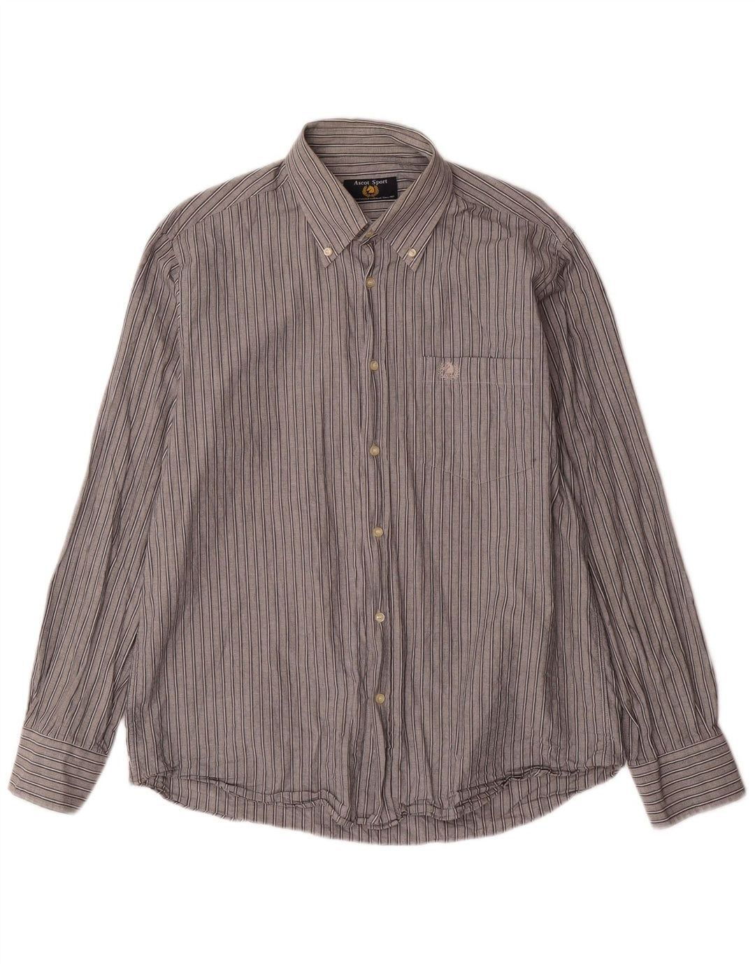 ASCOT SPORTS muška majica velikih sivih pruga, pamuk