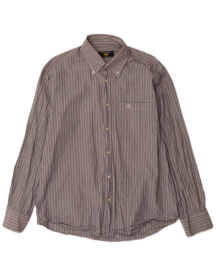 ASCOT SPORTS muška majica velikih sivih pruga, pamuk