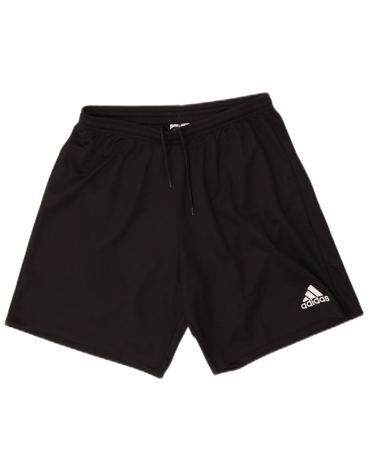 Adidas muške sportske kratke hlače srednje crne boje od poliestera