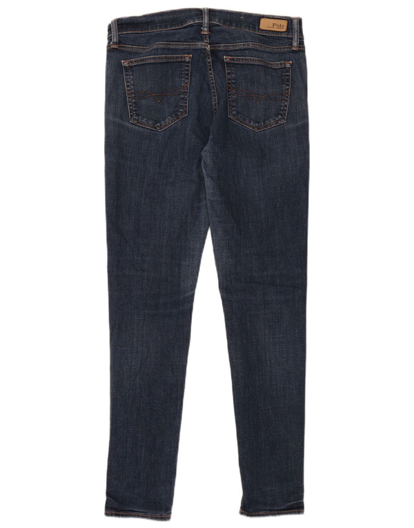 Polo Ralph Lauren ženske uske traperice W30 L30 plavi pamuk