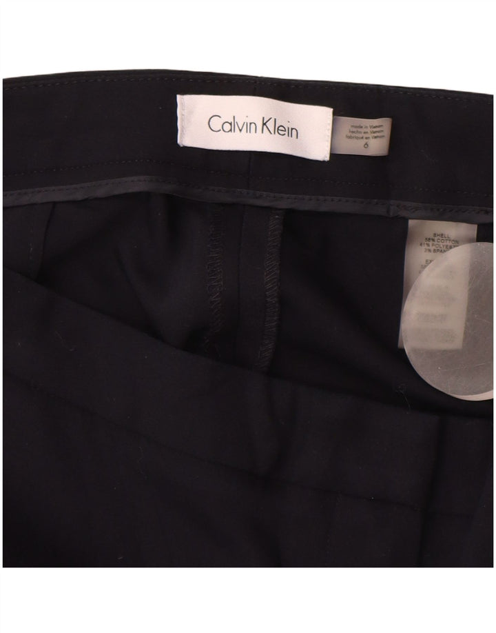 CALVIN KLEIN Ženske uske chino hlače US 6 srednje W28 L28 tamnoplave