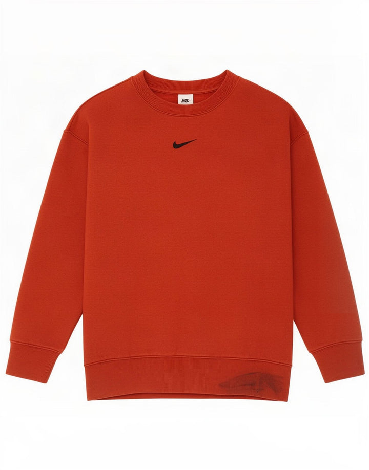 Nike Mens Sweatshirt Jumper Small Brown Cotton