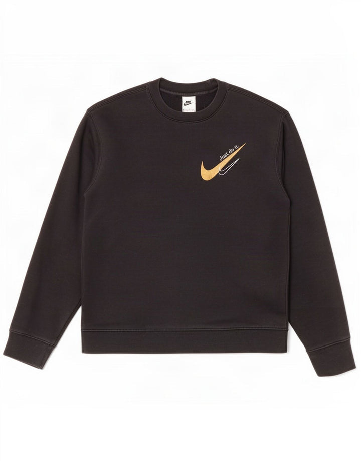 Nike muška trenirka s grafičkim motivima Srednji crni pamuk