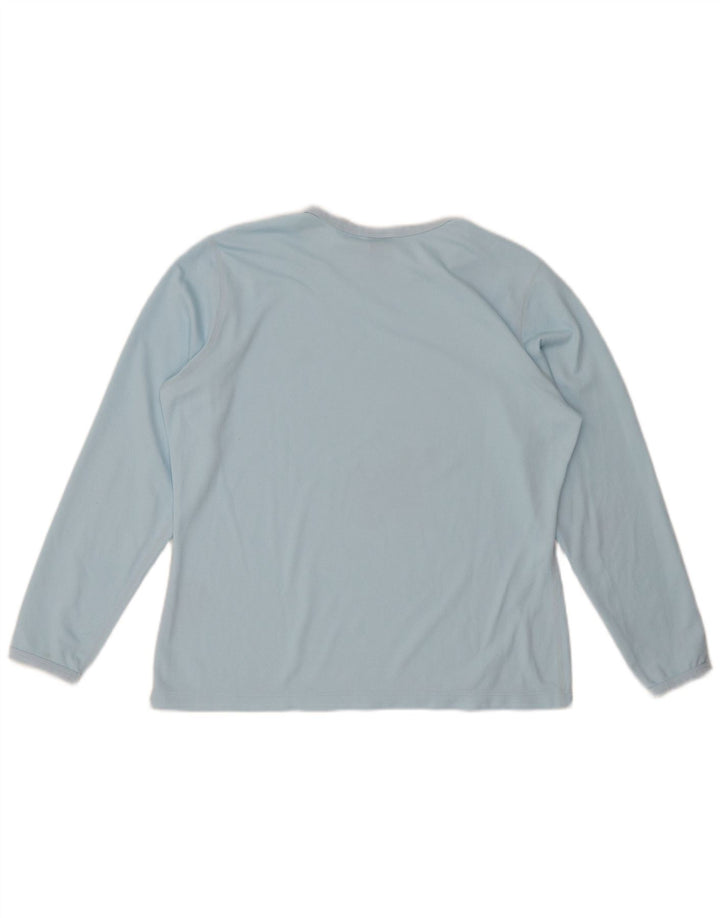 NIKE ženska majica Dri Fit dugih rukava US 12/14 veliki plavi poliester