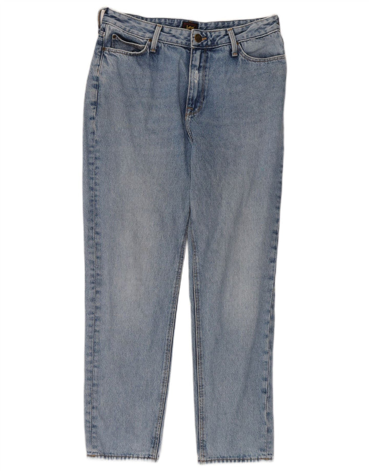 Lee Mens Mom Straight Jeans W30 L31 Plavi pamuk