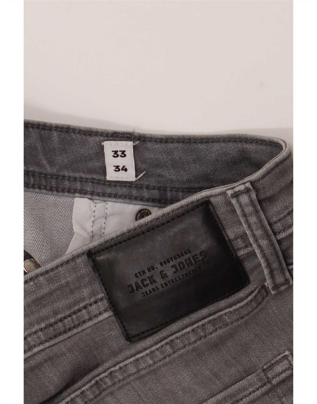 Jack & Jones muške uske traperice GLENN W33 L34 sive