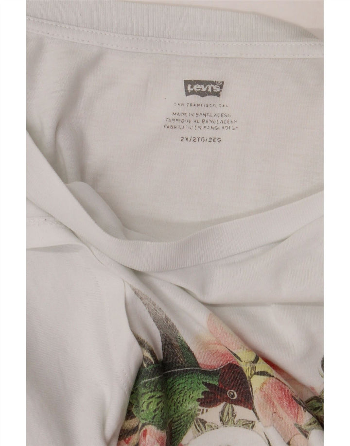 Levi's muška majica kratkih rukava s grafičkim motivima 2XL bijela