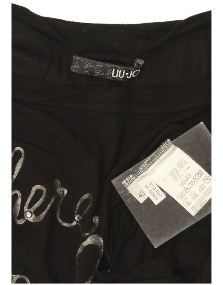 Gornja ženska ženska tunika Liu Jo EU 40 srednje crna viskoza