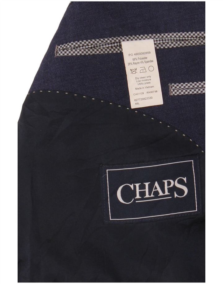 CHAPS Muška jakna sa 2 gumba UK 46 3XL tamnoplavi poliester