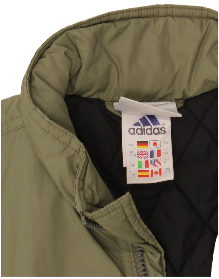 Adidas Boys Graphic Podstavljeni kaput 11-12 godina kaki poliamid