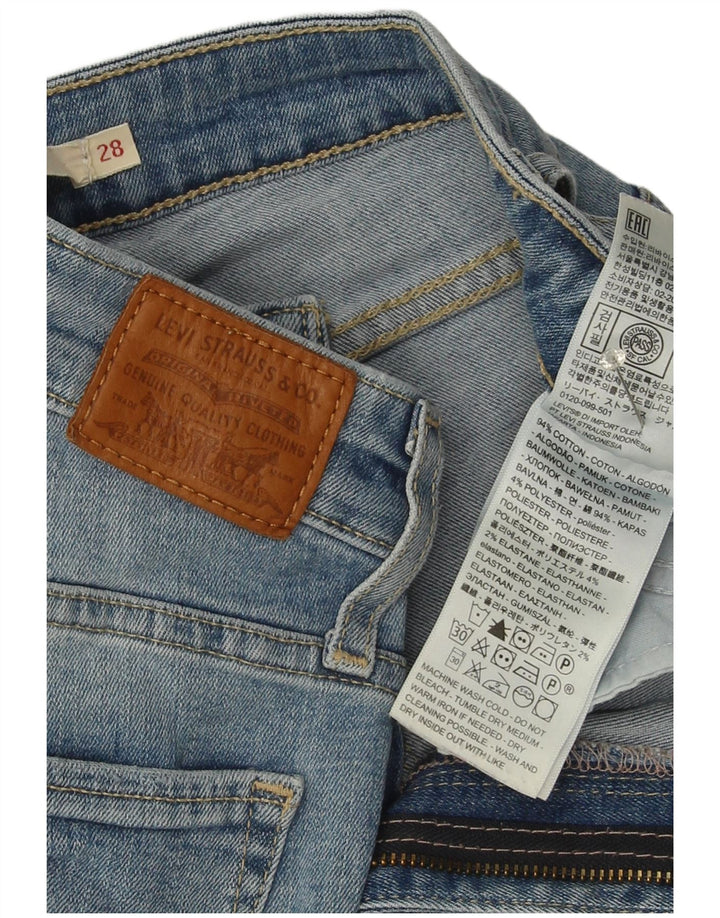 Levi's ženske 712 uske traperice W28 L30 plavi pamuk