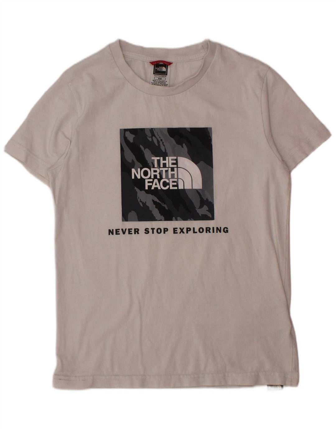 THE NORTH FACE Boys Graphic T-Shirt Top 9-10 Years srednje bijela