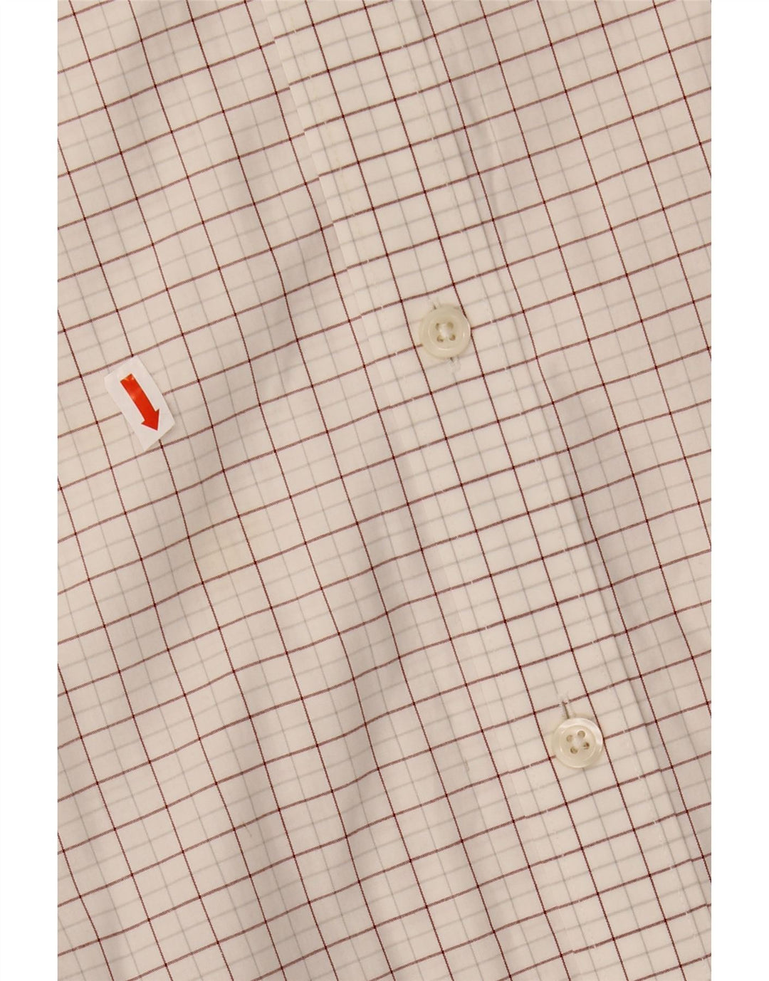 J. CREW muška tanka košulja veličine 17 1/2 XL bijeli karirani pamuk